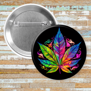 Psychedelic Pot Leaf