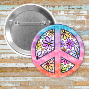 Watercolor Peace Sign